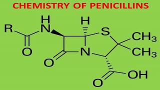 CHEMISTRY OF PENICILLIN [upl. by Naanac]