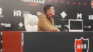 Newells 1 Defensa y justicia 0  Conferencia de prensa Larriera [upl. by Hsetirp]