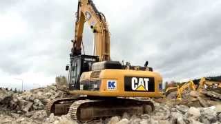 CATERPILLAR 336D LN mit Montabert Hydraulikhammer [upl. by Lefton236]