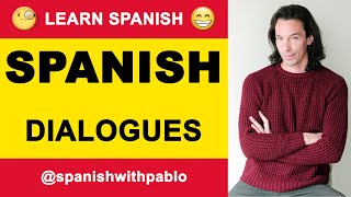 Castilian Spanish Situational Conversations  Dialogues Compilation part 1 [upl. by Clerissa]