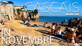 ⁴ᴷ Walking Tour  Cascais Portugal  November 2023 [upl. by Odraleba]