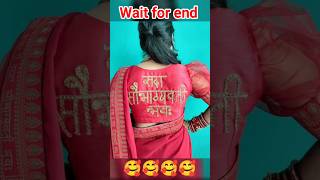 💯👌Beautiful blouse design back blouse new designer blouse shortvideo Anishkasahani50 [upl. by Demmy703]