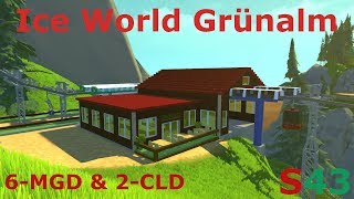 Ice World Grünalm Von Roll 6MGD amp GaraventaLeitner 2CLD in Scrap Mechanic [upl. by Eniaral777]