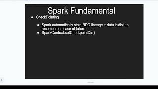 What is CheckPointing in spark big data science [upl. by Ahsimed]