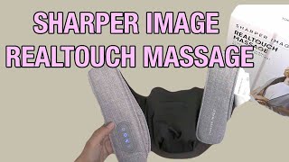 SHARPER IMAGE Realtouch Shiatsu Massager [upl. by Chessa869]