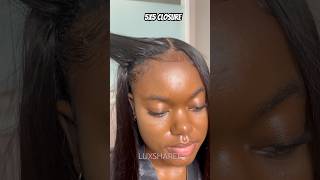 How to install a 5x5 Closure Glueless Install closuresewin 5x5closure houstonhairstylist [upl. by Genaro854]