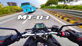 Yamaha MT03 Top Speed 1st Gear To 5th🔥 [upl. by Kary923]