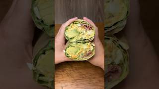 Repost cookingwithkahnkeBacon amp avocado egg salad lettuce wrap 🥓🥑🥬 [upl. by Lucho]