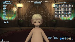 【FF14】4Kララフェル男性ヘアカタログv700Lalafell Male Hair Catalog v700【ヘアカタログ】 [upl. by Yorick181]