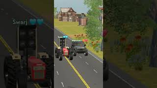 viralshort shortsviral mahindra thar vs swarj [upl. by Yoreel340]