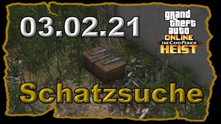 3221  2 Kisten  Schatzsuche Cayo Perico Heist Schatztruhen  gta 5 online [upl. by Nwahsek]