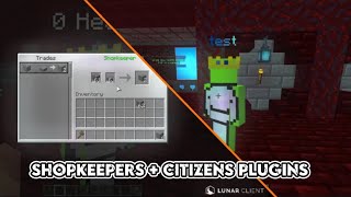 Shopkeepers  Citizens Plugin Tutorial  Links In Desc [upl. by Mihalco151]