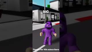 Brookhaven 🏡 BUT GRIMACE CONTROLS MY LIFE 🎮😈 shortsbrookhavenrobloxrobloxmemes [upl. by Alrep]