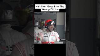 Hamilton Goes Into The Wrong PitLanef1 formula1 [upl. by Howland]