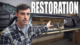 Dismantled Fiberglass Camper Shell Restoration  Repair [upl. by Alphonse]