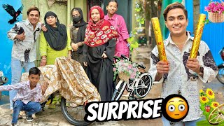 Cycle Delivery With Full Family 🥳 Chachi Ke Reaction Zoya Gir gayi Cycle se😂 best moment 😍 [upl. by Retsim]