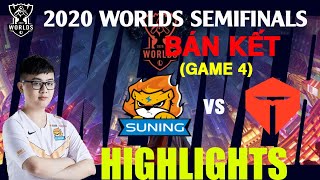 Highlights SN vs TES Ván 4 – Bán Kết   2020 Worlds Semifinals SN vs TES Highlights Game 4 [upl. by Wahs]