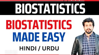 BIOSTATISTICS  Easy amp Simple  Hindi  Urdu  Content  biostatistics statistics [upl. by Pirali]