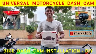 Mercylion M1000 Motorcycle Dash Cam  Most Affordable Dashcam for Bikes 😱 [upl. by Nimzaj947]