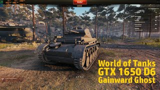 Gainward Ghost GTX 1650 Test  World of Tanks [upl. by Htebzile]