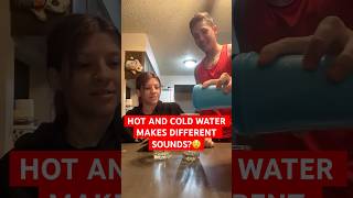 HOT And COLD Water Makes Different Sounds😲 holdendavenport7 [upl. by Gaw]