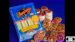 TW Extreme Strobing Lights Cheese Strings and Pogs Commercial  1996 [upl. by Arretnahs]