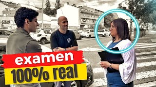 El EXAMEN REAL más BRUTAL La EXAMINADORA más CAÑERA EXAMEN práctico de CONDUCIR [upl. by Yllas]