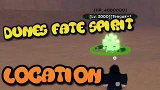 Dunes Fate Spirit Tengoku Location  Boss Fight  Shindo Life [upl. by Anasor]