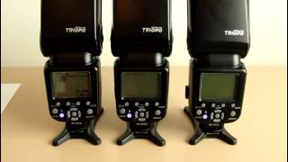 Gear Review  Triopo TR961 TR586 TR982 Speed Lights [upl. by Aleafar590]