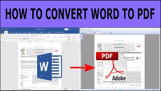 How to Convert Word to PDF [upl. by Puto]