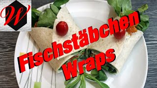 FischstäbchenWraps einfach und lecker  4k Video [upl. by Atokad]