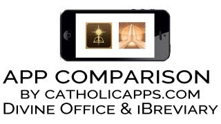 Catholic Apps Comparison  iBreviary amp Divine Office apps for Praying the Liturgy of the Hours [upl. by Schilit]