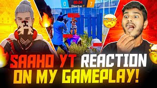 Saaho yt Reaction on my gameplay 😱 God level reactions🤯  saahoyt1593 saahoytarmy4344 [upl. by Anaujnas]