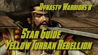 Dynasty Warriors 8 Shu Yellow Turban Rebellion Star Guide English [upl. by Cailean708]