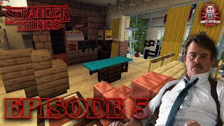 How to build The Byers Californian House from Stranger Things in Minecraft  5 [upl. by Nylkaj600]