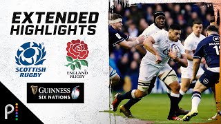 2024 Six Nations Scotland v England  EXTENDED HIGHLIGHTS  2242024  NBC Sports [upl. by Niac]