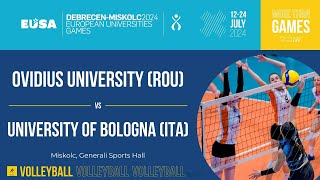 Volleyball Women  Ovidius University ROU  University of Bologna ITA [upl. by Ymac362]