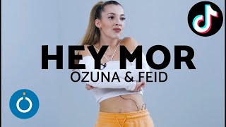 CHORÉGRAPHIES FACILES à apprendre 🍹🥰 HEY MOR par OZUNA amp FEID  CHORÉGRAPHIE stylée facile [upl. by Hterag]