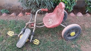 Old and Rusted Tricycle Restoration [upl. by Coralie]