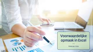 Voorwaardelijke opmaak in Excel 1 [upl. by Avlem]