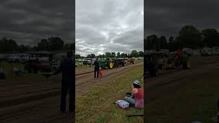 John Deere tractor pull at the Prairie Land Heritage fall Festival shorts [upl. by Hareehat744]