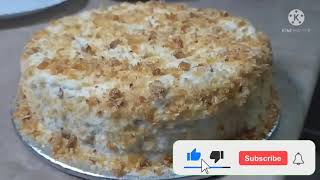 Praline Cake RecipePraline Cake Recipe Without OvenEasy To Make Cake [upl. by Frodina134]