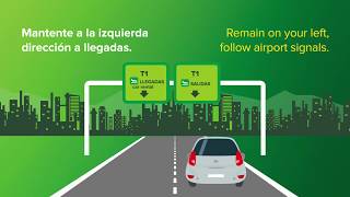 How to get to Europcar´s car park from our Madrid Terminal 1 Airport branch [upl. by Zachar817]