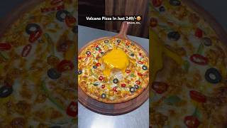 Most Viral Volcano Cheesy Pizza🥵youtubeshorts trending viralvideo pizza volcano streetfood [upl. by Merril659]