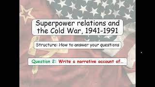 GCSE History Cold War Q2 Narrative [upl. by Lello122]