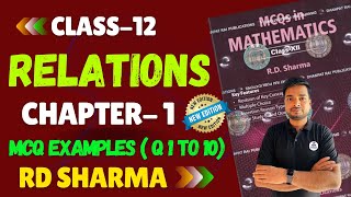 RD Sharma MCQs Example Class 12 Chapter 1 Relations MCQs Q 110 Maths RD Sharma Class 12 [upl. by Alfeus]