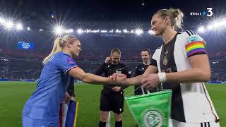 UEFA Womens Nations League France vs Germany 23022024 French commentary [upl. by Lem]