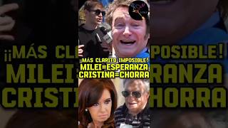 MAS CLARITO IMPOSIBLE argentina milei cristina casta [upl. by Lempres509]