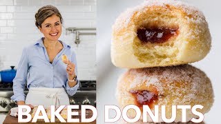 How To Make Baked Donuts Recipe Filled With Jam [upl. by Siclari693]