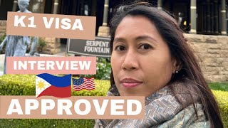 MY US K1 FIANCÉ VISA INTERVIEW EXPERIENCE JANUARY 2024 APPROVED [upl. by Anselma822]